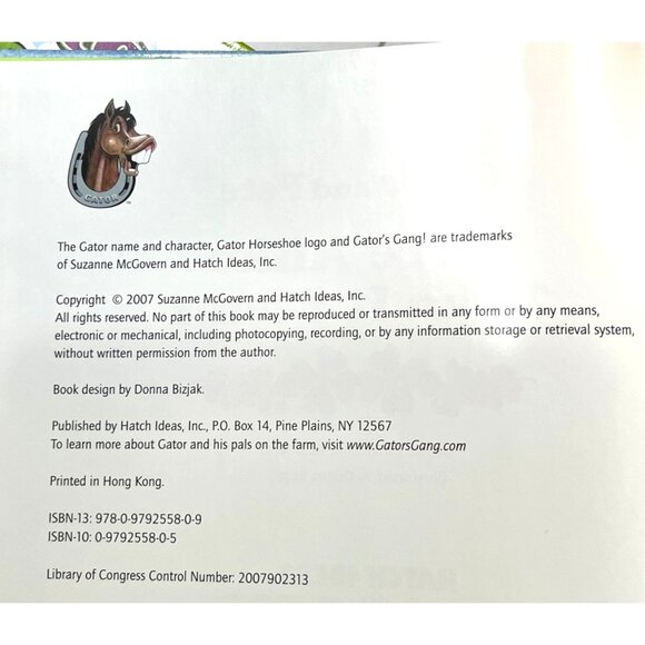 Gator And Pete: More Alike Than It Seems Hardcover Childrens Book By S. McGovern - Picture 4 of 7